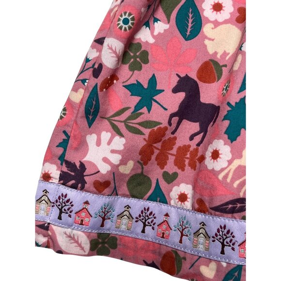 SIZE 12 Matilda Jane Always Be a Unicorn Sara Top Autumn Fall Leaves Dress - Picture 6 of 8